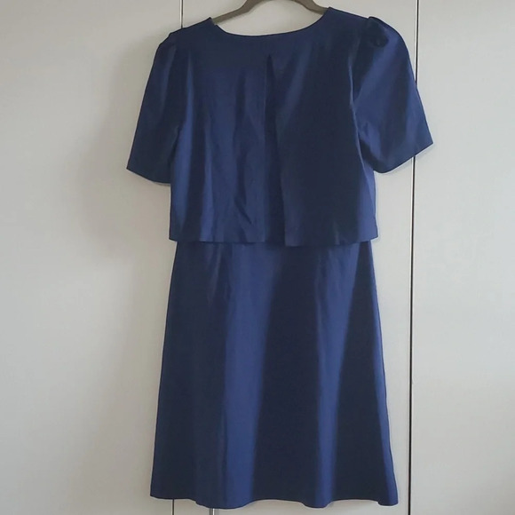 New Without Tags Susana Monaco Size M Blue Skater Dress - Picture 2 of 7